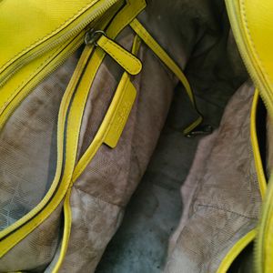 MK Lime Yellow/ Green Tote Bag