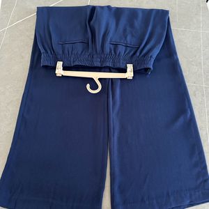 Blue Wide Leg Pants