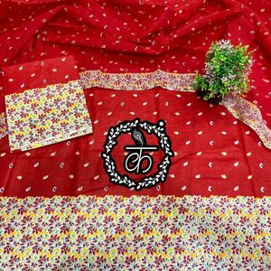 BEAUTIFUL COTTON PRINT RAJPUTI SUIT