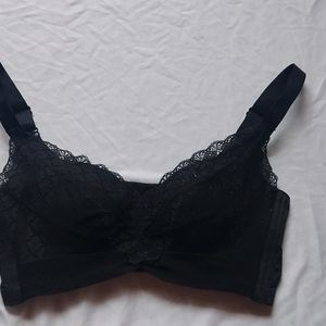 Black Padded Bra