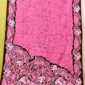 New Pure Silk Hand Batik Saree