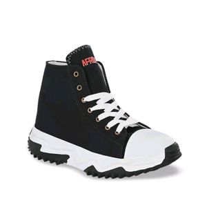 AfroJack Women Black N White Sneakers