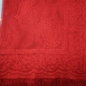 Very Soft Net Duppatta - Red Color