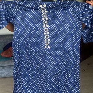 Beautiful Blue Kurta