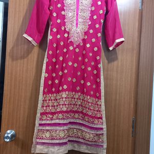 Pink Kurta Set