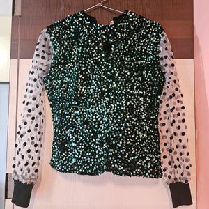 Sequin Trendy Top