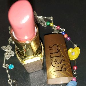 Lotus Creamy Perky Peach Lipstick Pure Lip Colour