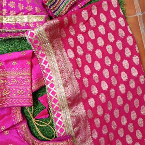 Beautiful Lhnga Choli With Heavy Dupatta