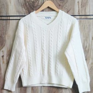 Cream Colour Sweater Size-38-40