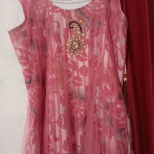 Beautiful Pink Anarkali