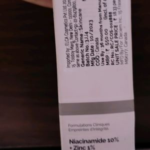 The Ordinary 10% Niacinamide Face Serum