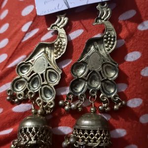 Peacock Metal Earrings