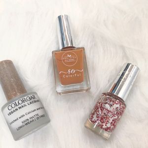 Nail Paints (Pack Of 3)