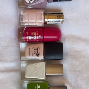 Nail Polish Combo Of 5 Different Colors