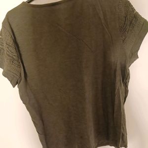 Fig Olive Green Top