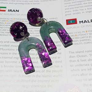 Purple Earrings ✨