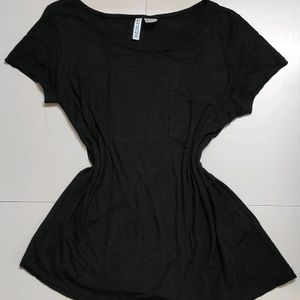 H&M Black Basic Viscose Tee