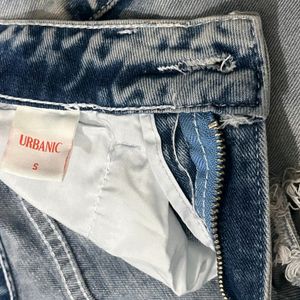 New unused URBANIC Solid Women Denim Shorts