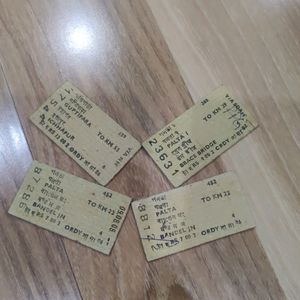 4 Indian Railways Ticket