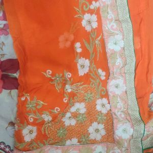 qasida heavy work beautiful saree with blouse