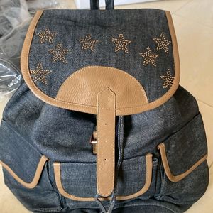 Brand New Denim Backpack