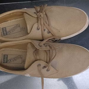 Brown Canvas Shoes