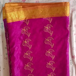 Silk Saree With Beautiful Designs