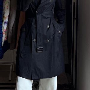 Black Fit Trench Coat