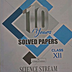 Class XII  10 Year Solved Question Paper