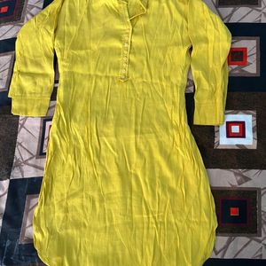 YELLOW KURTA