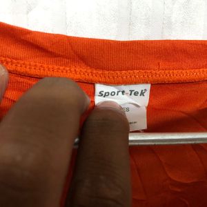 Sport-Tek Orange Long Sleeve T Shirt