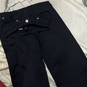 H&M Black WIDE LEG JEANS