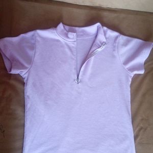 CUTE LAVANDER TOP