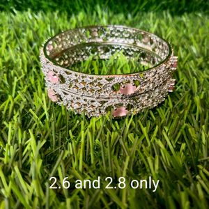 Premium A D Bangles(Pink)