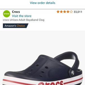 Crocs Unisex-Adult Bayaband Clog navy blue