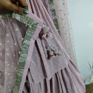 Pink Lehenga Choli (Women's)