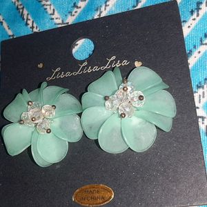 2 Combo Flower Top Earring