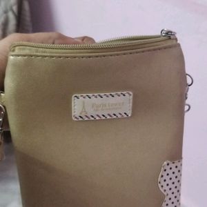 Gold Color Sling Bag