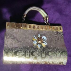 Golden Party Handbag