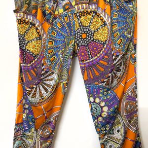 Multicolur Fashionable Capri