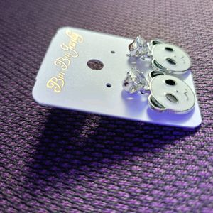 Cute Panda 🐼 Studs.( Single Pair Only)