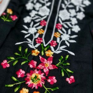 Soft Cotton Embroidery Suit