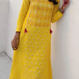 Anarkali Kurti Women Feativw Wear Kurta