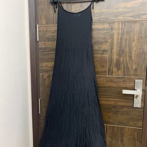 Black A Line H&M Strap Dress