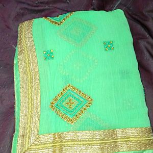 Creap Gorget Saree