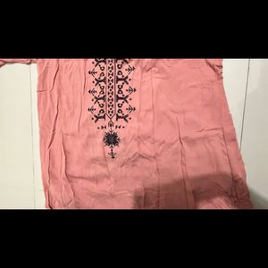 ‘LANCOME’ Top & Tunic | Peach