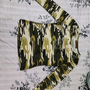 Women Camouflage Top