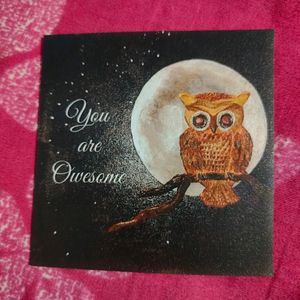 Cute Owl Fridge Magnet