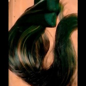 Hair Extensions,Black Gold (55cm long - 5 Clips)