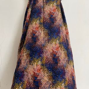 Speckled Multi Colour Viscose Slip Dress